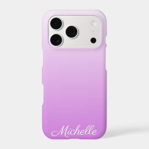Nom personnalisé ombré violet lilas
