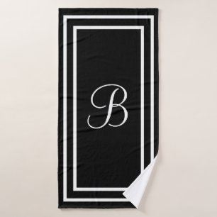 Nom personnalisé ou ensemble de serviettes initial