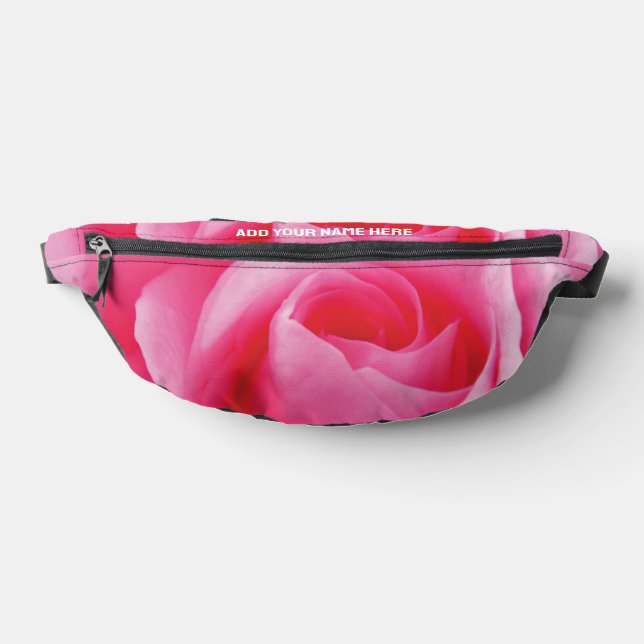 Nom personnalisé Pretty PINK ROSE Fanny Pack (Poser)