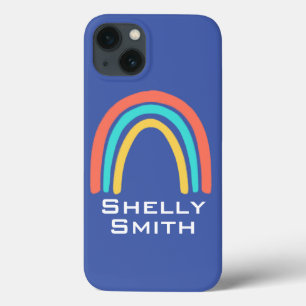 Nom personnalisé Rainbow Apple Coque iphone Smartp