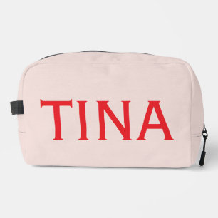 Nom personnalisé Sac cosmétique minimaliste modern