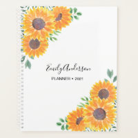 Nom personnalisé Sunflower jaune