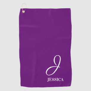 Nom Personnalisé Traditionnel + Serviette de golf 