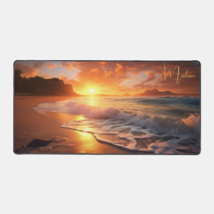 Nom personnalisé Tropical Beach Sunset