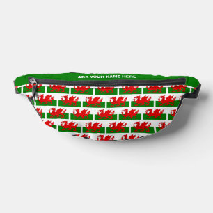 Nom personnalisé WALES WELSH FLAG