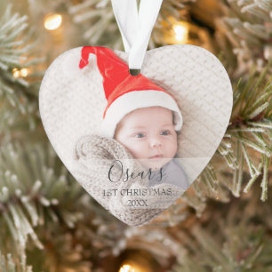 Nom photo du bébé de Noël