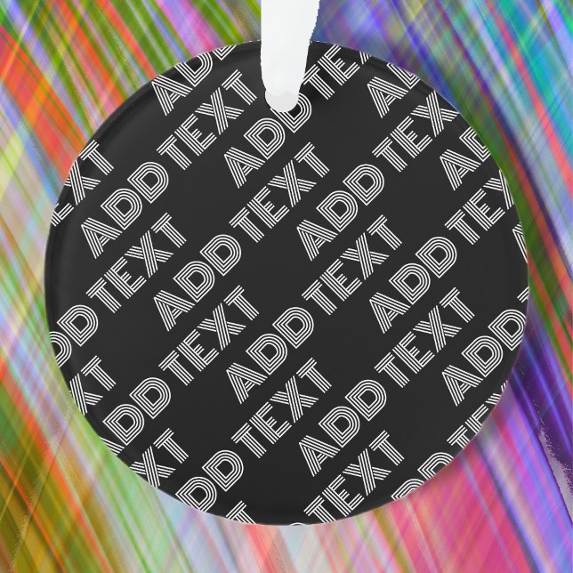 Nom rétro-moderne gras ou Motif Word (Créateur téléchargé)