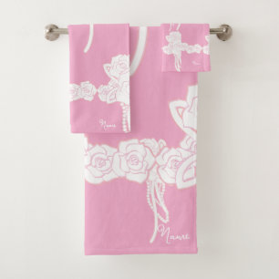 Nom Roses blanches roses Cadeau
