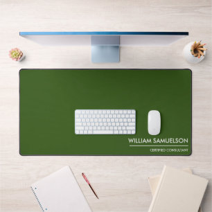 Nom simple Monogramme 2 lignes de texte personnali
