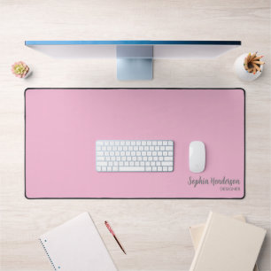 Nom simple Monogramme 2 lignes de texte personnali