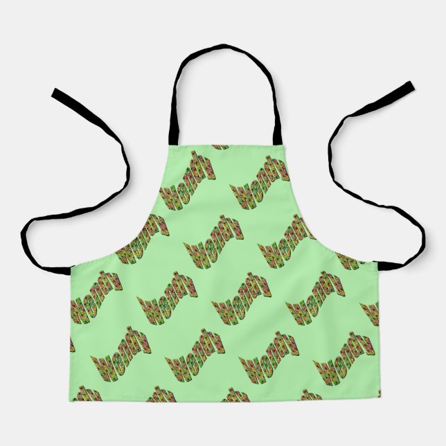 Nom Wendy coloré, tablier (Recto)