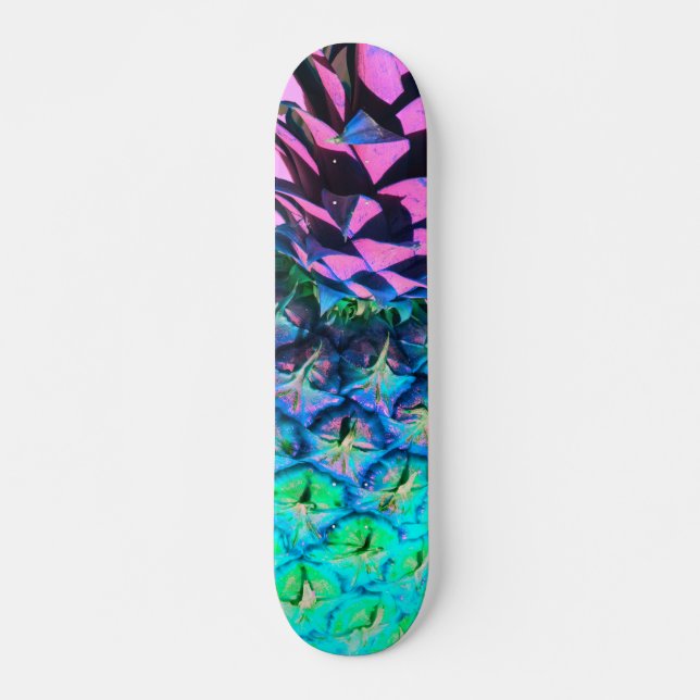 NOMADESAUSTRALIENS pink pineapple Skateboard (Front)