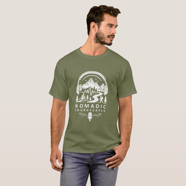 Nomadic Soundscapes - Official T-Shirt D1 (Front Full)