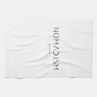 Nomadism Records Black Logo Kitchen Towel