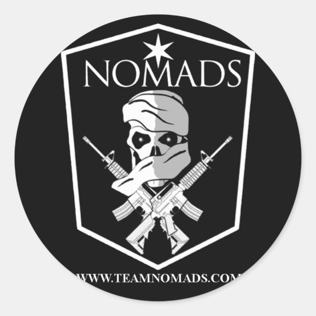 NOMADS  LOGO sticker (Front)