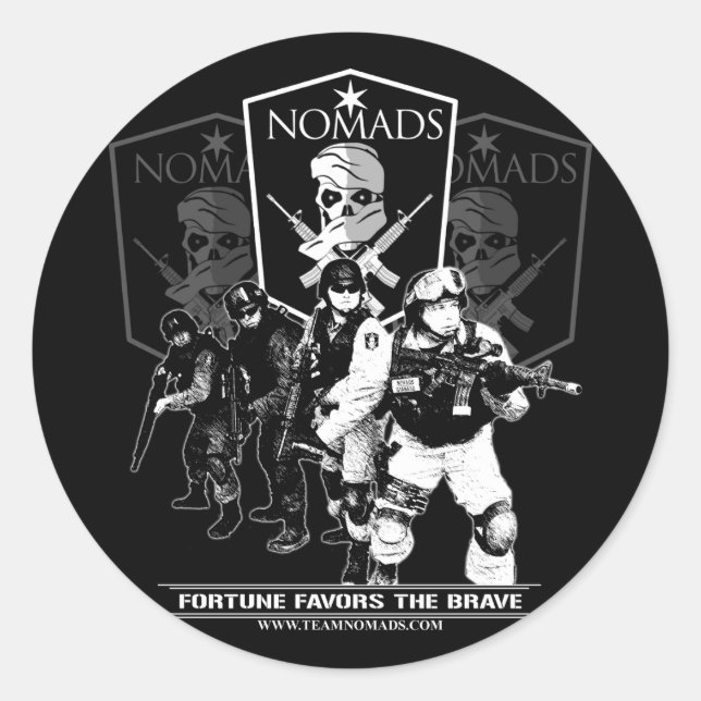 Nomads Moto Stickers (Front)
