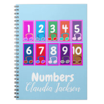 Nombre 1 à 10 Carnet mathématique précoce