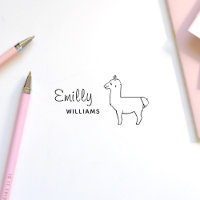Nombre de animal personalizado de Cute Llama Alpac