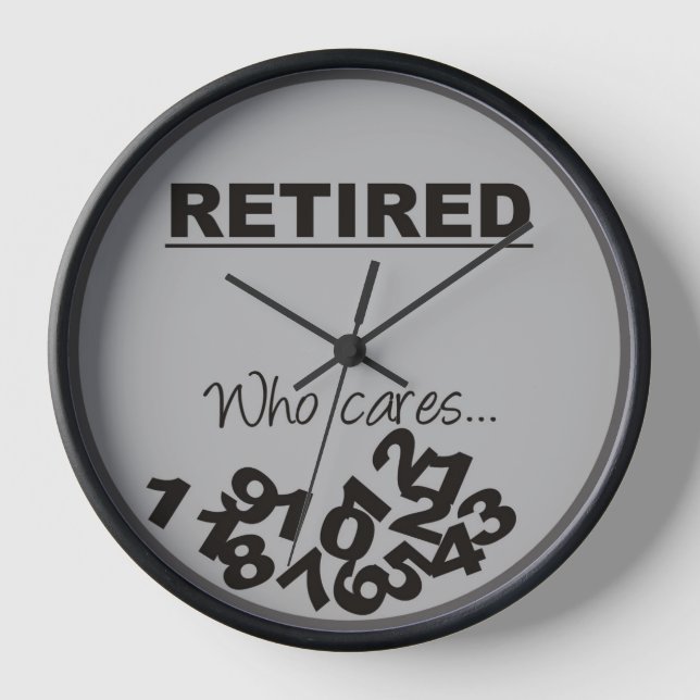 Nombre de chutes Horloge de retraite (Recto)