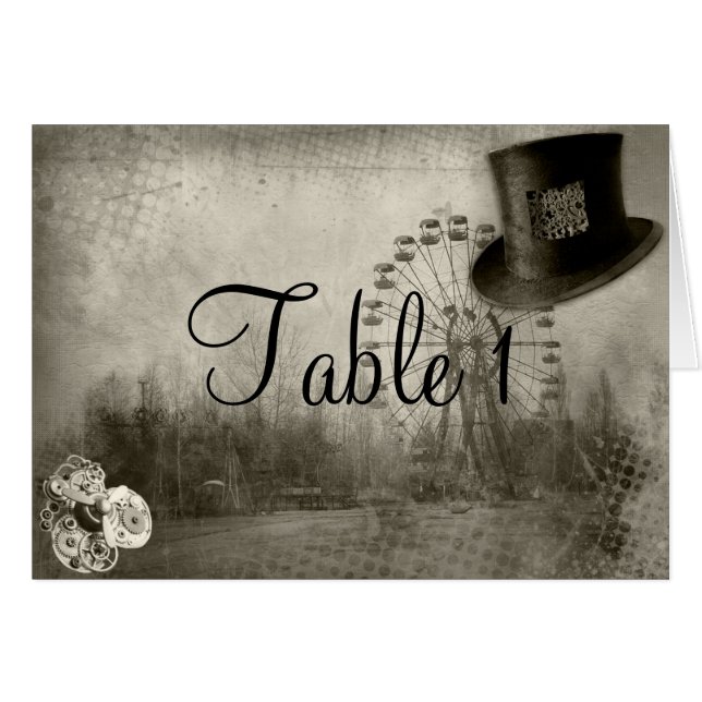 Nombre de Tableau de mariage de casquette (Devant horizontal)
