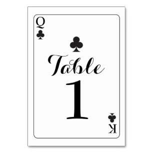 Nombre de Tableau épousant des cartes de jeu de