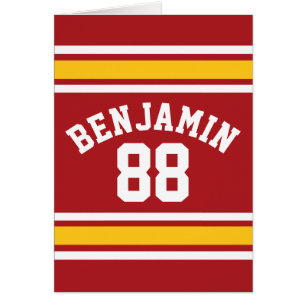 Nombre nommé fait sur commande du Jersey du