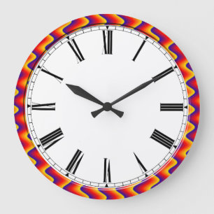 nombre romain horloge murale classique