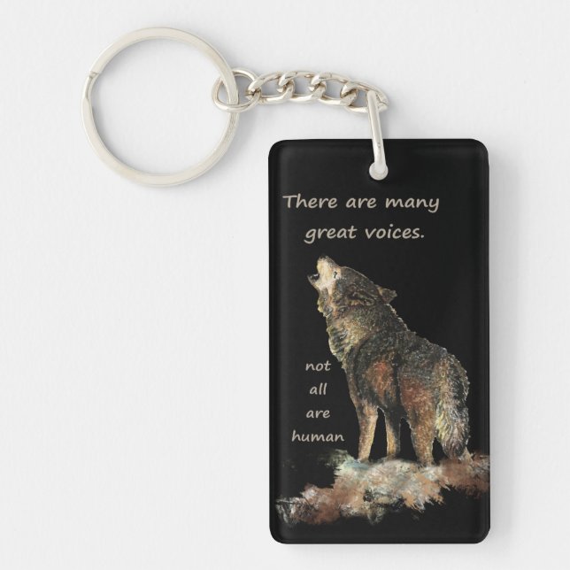 Nombreuses voix géniales Citation de loup inspiran (Devant)