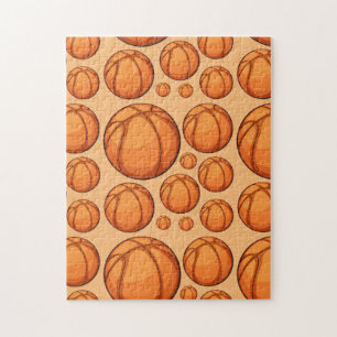 Nombreux Basketball Design Jigsaw Puzzle