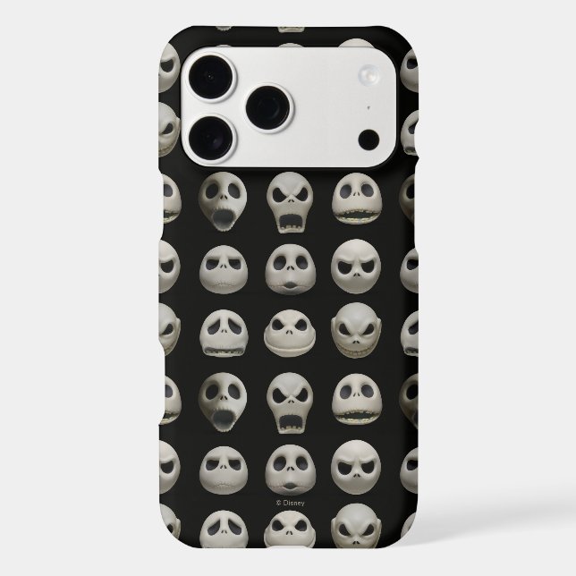 Nombreux visages de Jack Skellington - Motif (Verso)