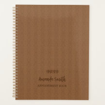 Nomination Book 2023, planificateur Motif Brown