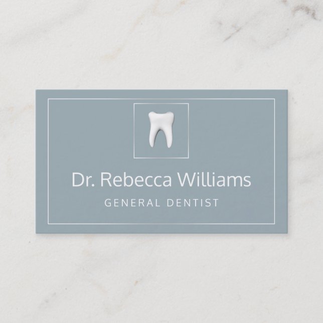 Nomination d'un dentiste général Carte de visite d (Devant)