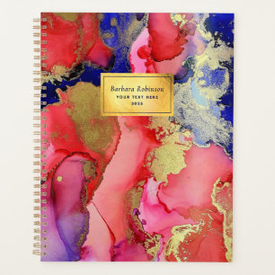 Nommé Pink Purple Gold Abstrait