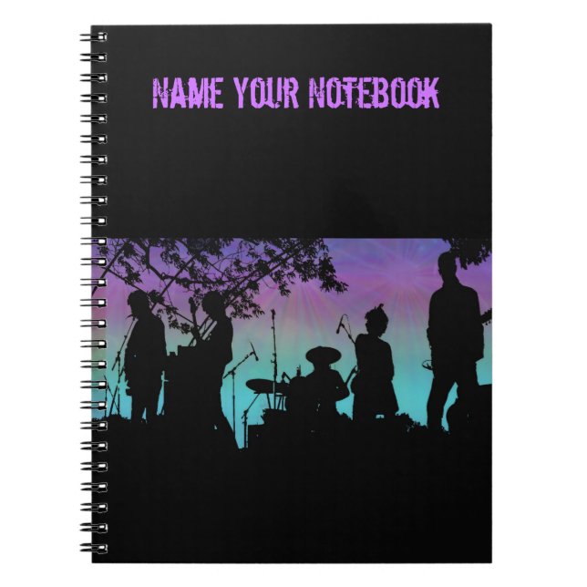 Nommez votre carnet de musique personnalisé par (Devant)