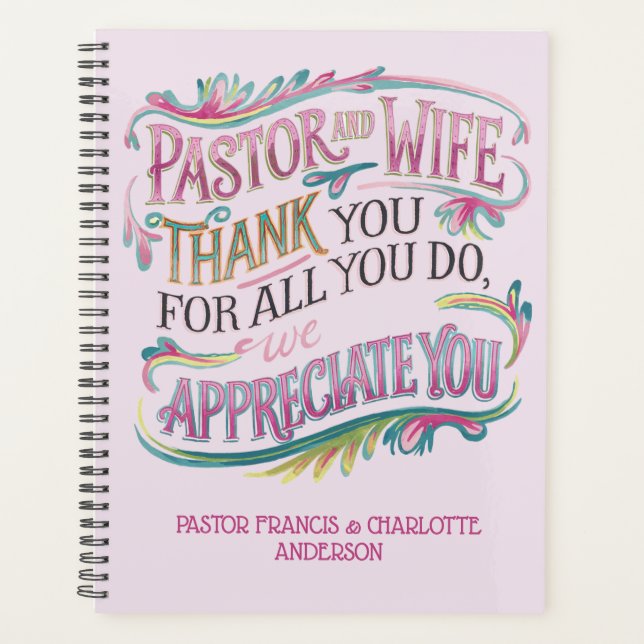 Noms de cadeaux ✝️ Pasteur et Femme du Pasteur (Devant)