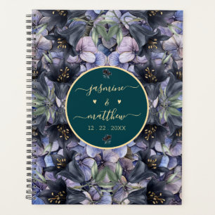 Noms de couple de mariage floraux noirs lunatiques