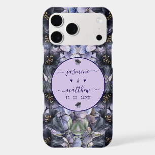 Noms de Couple Floral Noir Caprice Mariage Classiq