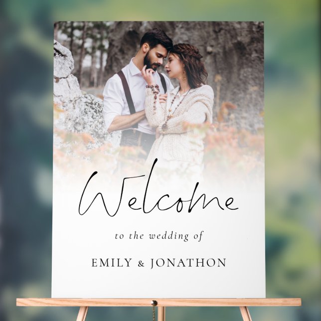 Noms De Photo De Script Moderne Bienvenue Au Maria (Neutre)