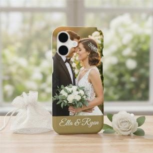 Noms de photo et de script de mariage personnalisé