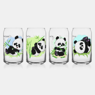 Noms personnalisés Cute Pandas