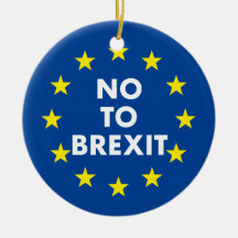 Non Au Brexit Décoration Arbre De Noël