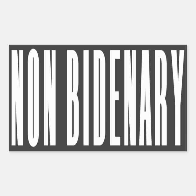 Non Bidenary | Anti Joe Biden | Dark  Sticker (Front)
