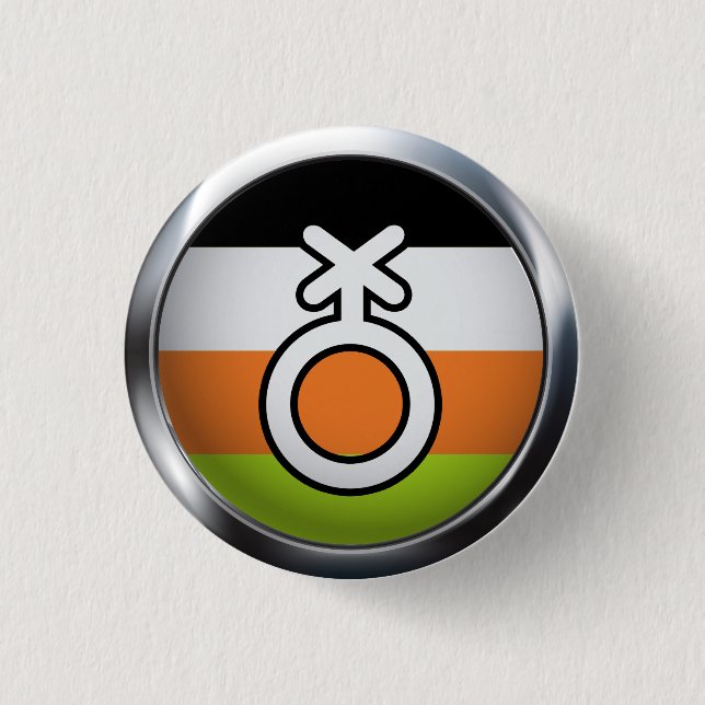 Non-Binary 1 Inch Round Button (Front)