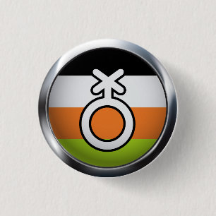 Non-Binary 1 Inch Round Button