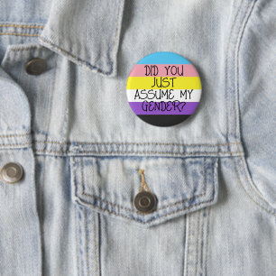 Non Binary  2 Inch Round Button