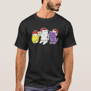 Non Binary Cat Christmas Cats T-Shirt