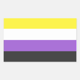 Non-Binary Flag Sticker