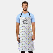 Non-binary, genderqueer and trans Pride Hearts  Apron (Worn)