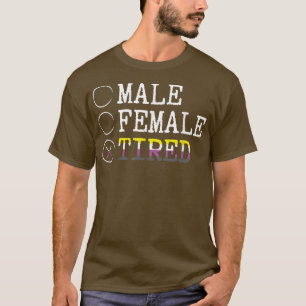 Non-Binary Genderqueer Pronouns-LGBTQ Enby Pride P T-Shirt