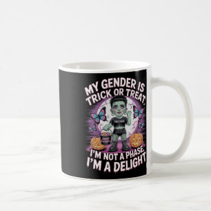 Non-binary Halloween Frankenstein Pronouns Not A P Coffee Mug